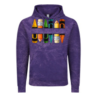 Cloud Purple custom crayons with pencil Vintage Hoodie - NancyCooperArtShop