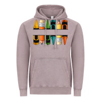 Vintage Zinc custom crayons with pencil Vintage Hoodie - NancyCooperArtShop