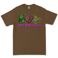 Cacao peace love mardi gras Premium Tee - BarkalooDesign