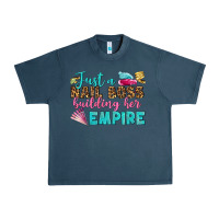 Midnight Navy just a nail boss building her empire bbs Urban Heavy Tee - BundleAndBundleShop