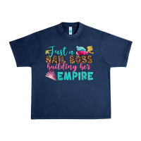 Navy just a nail boss building her empire bbs Urban Heavy Tee - BundleAndBundleShop