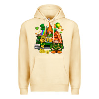 Pina Colada St. Patrick's Day gnomies with heart Premium Hoodie - HowdyJamesFarm