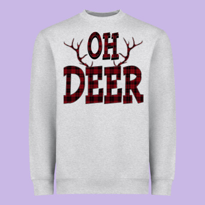 Oh Deer Tshirt Heavyweight Sweatshirt Designed By Bettercallsaul