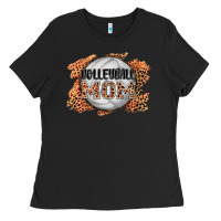 Black volleyball mom Ladies Tee - AdoDesignShop