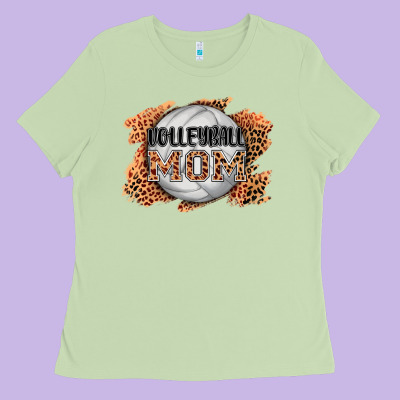 Volleyball Mom Ladies Tee Designed By Adodesignshop