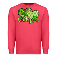 Cardinal St. Patrick's Lucky hearts Premium Sweatshirt - OliviaCreatesArt