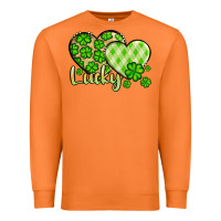 Carrot St. Patrick's Lucky hearts Premium Sweatshirt - OliviaCreatesArt