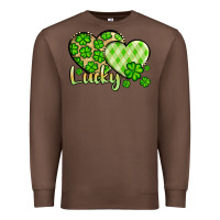 Chestnut St. Patrick's Lucky hearts Premium Sweatshirt - OliviaCreatesArt