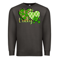 Smoke St. Patrick's Lucky hearts Premium Sweatshirt - OliviaCreatesArt