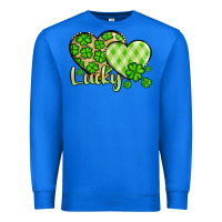 True Royal St. Patrick's Lucky hearts Premium Sweatshirt - OliviaCreatesArt