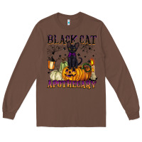Chestnut black cat apothecary Long Sleeve Tee - BarkalooDesign