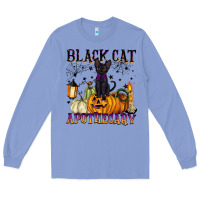 Colony Blue black cat apothecary Long Sleeve Tee - BarkalooDesign