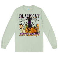 Matcha black cat apothecary Long Sleeve Tee - BarkalooDesign