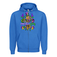 True Royal mardi gras fleur de lis Zipper Hoodie - CowGirlArtShop