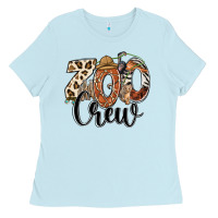 Baby Blue zoo crew safari animals Ladies Tee - RanaPortraitStore