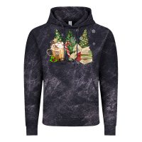 Cloud Black christmas coffee and book Vintage Hoodie - MaliasSmallBusiness