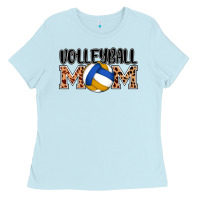 Baby Blue volleyball mom Ladies Tee - AdoDesignShop