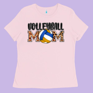 Volleyball Mom Ladies Tee Designed By Adodesignshop