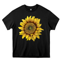 Black sunflower Heavy Core Tee - Artiststas