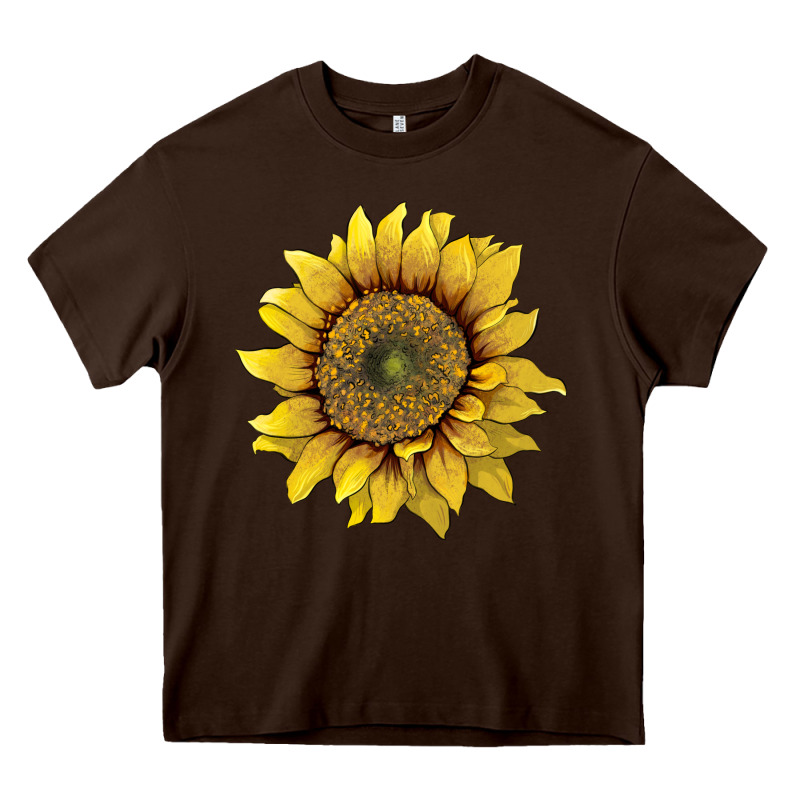 Sunflower Heavy Core Tee by Artiststas | Teevron