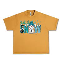 Peanut Butter let it snow with cute snowman bbs Urban Heavy Tee - BundleAndBundleShop
