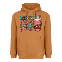 Meerkat coffee gives me teacher powers Heavyweight Hoodie - OliviaCreatesArt