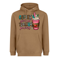 Toasted Coconut coffee gives me teacher powers Heavyweight Hoodie - OliviaCreatesArt