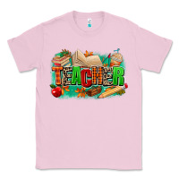 Bubblegum Pink teacher fall Classic Tee - MaliasSmallBusiness