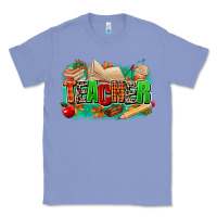 Colony Blue teacher fall Classic Tee - MaliasSmallBusiness