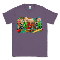 Lavender teacher fall Classic Tee - MaliasSmallBusiness