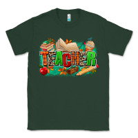 Sports Green teacher fall Classic Tee - MaliasSmallBusiness