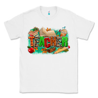 White teacher fall Classic Tee - MaliasSmallBusiness