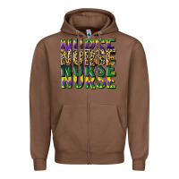 Chestnut nurse mardi gras Zipper Hoodie - CowGirlArtShop