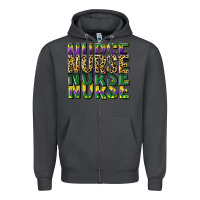 Smoke nurse mardi gras Zipper Hoodie - CowGirlArtShop