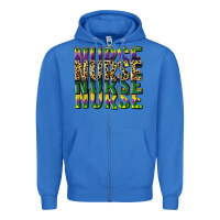 True Royal nurse mardi gras Zipper Hoodie - CowGirlArtShop