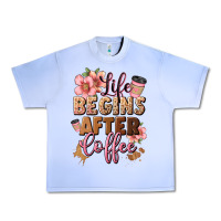 Grape Ice life begins after coffee Urban Heavy Tee - JahusDesignShop