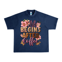 Navy life begins after coffee Urban Heavy Tee - JahusDesignShop