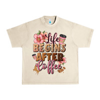 Life Begins After Coffee Urban Heavy Tee | Teevron