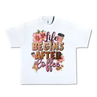 White life begins after coffee Urban Heavy Tee - JahusDesignShop
