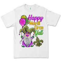 White happy mardi gras y'all Premium Tee - BarkalooDesign