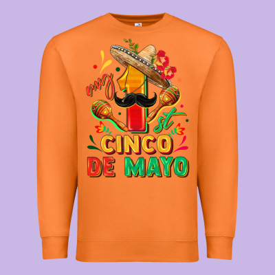 My First Cinco De Mayo Premium Sweatshirt Designed By Fadigitalartstudio