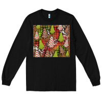 Black Christmas cakes western Long Sleeve Tee - Jasminsmagicworld