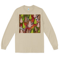 Mushroom Christmas cakes western Long Sleeve Tee - Jasminsmagicworld