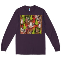 Plum Christmas cakes western Long Sleeve Tee - Jasminsmagicworld
