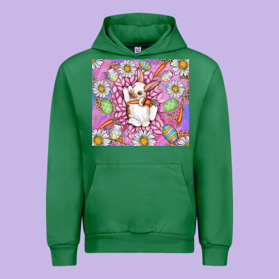 Easter Bunny Urban Hoodie Designed By Cowhidedigitalart