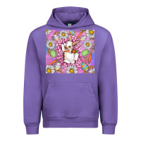 Tulip Easter Bunny Urban Hoodie - CowhideDigitalArt
