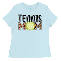 Baby Blue tennis mom Ladies Tee - AdoDesignShop