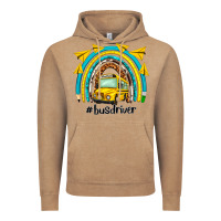 Vintage Coffee bus driver rainbow Vintage Hoodie - NancyCooperArtShop