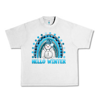 Lunar Rock hello winter rainbow with snowman bbs Urban Heavy Tee - BundleAndBundleShop