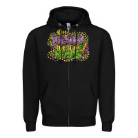 Black on tuesday we wear beads Zipper Hoodie - CowGirlArtShop